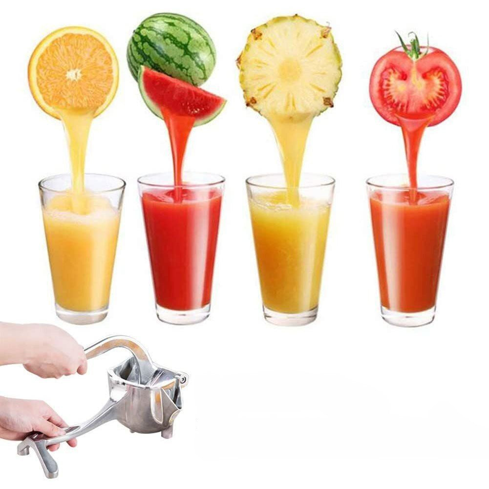 Aluminum Alloy Manual Juice Squeezer Hand Pressure Juicer Pomegranate Orange Lemon Sugar Cane Juice Kitchen Bar Fruit Tool Ja Inovei