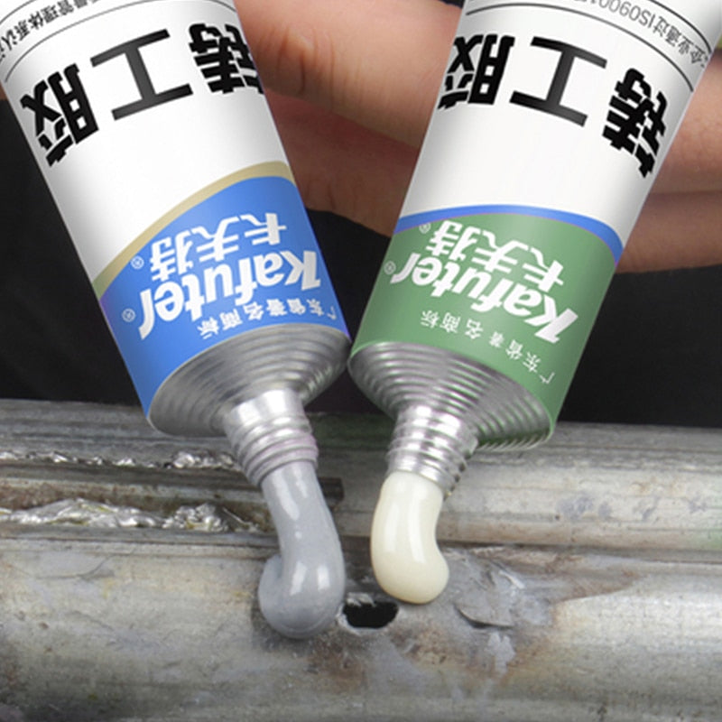New kafuter Repair Glue AB Metal Cast Iron Repairing Adhesive Heat Resistance Cold Weld Metal Repair Adhesive Agent Caster Glue Ja Inovei