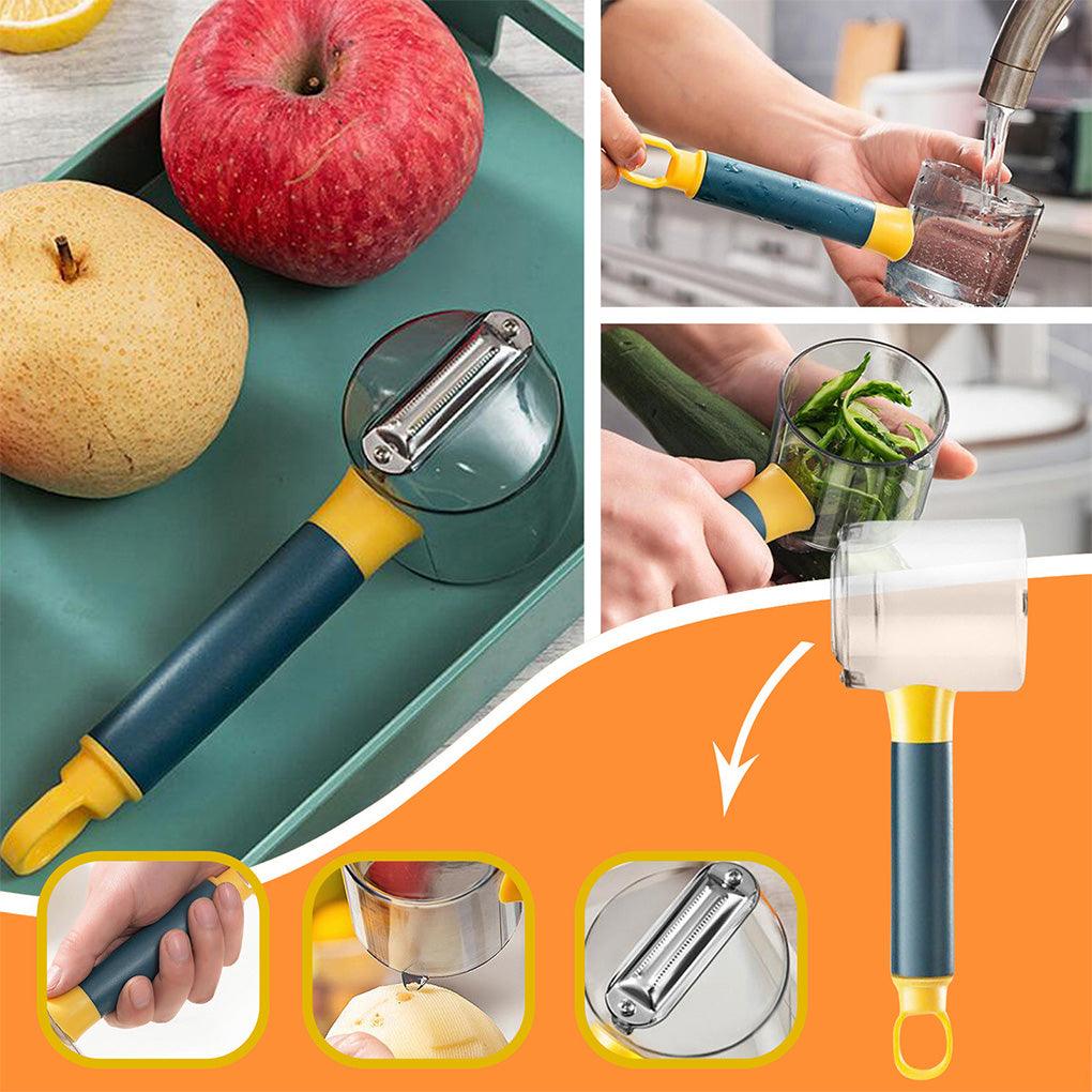 Useful Things for Home Manual Peeler WIth Storage Box Kitchen Chopper Multifunctional Cleaning Vegetable Fruit Cutter Potato Ja Inovei