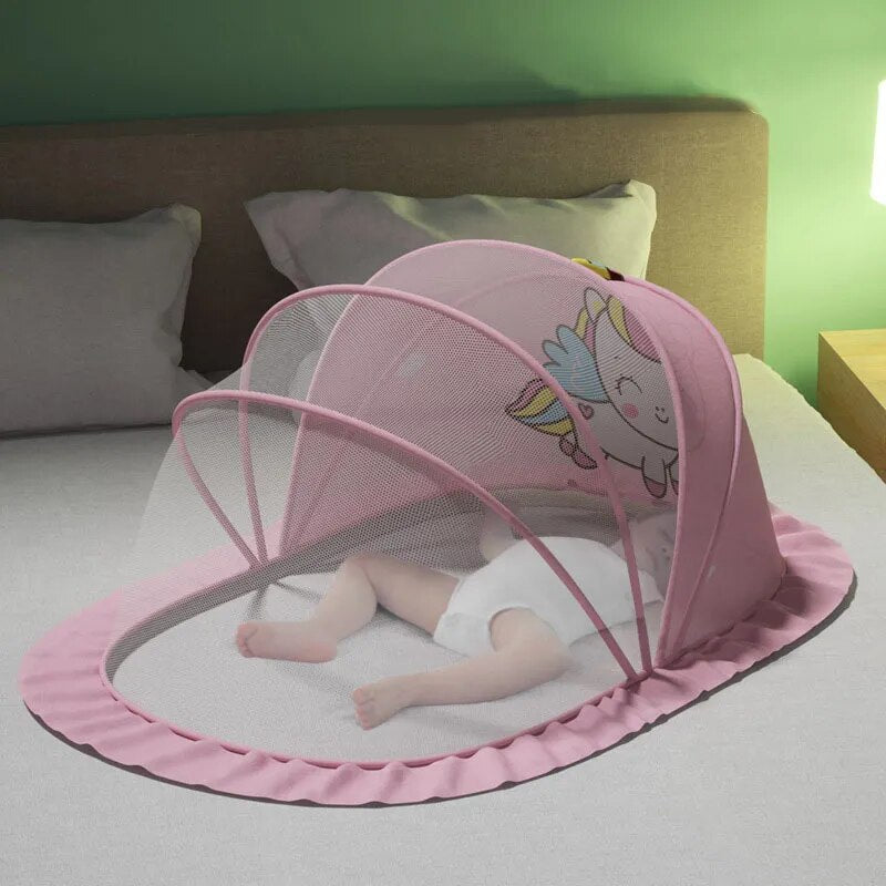 Baby Bed Mosquito Net Newborn Without Bottom Foldable Baby Canopy Yurt General Baby Mosquito Net Bed Baby Accessories Ja Inovei