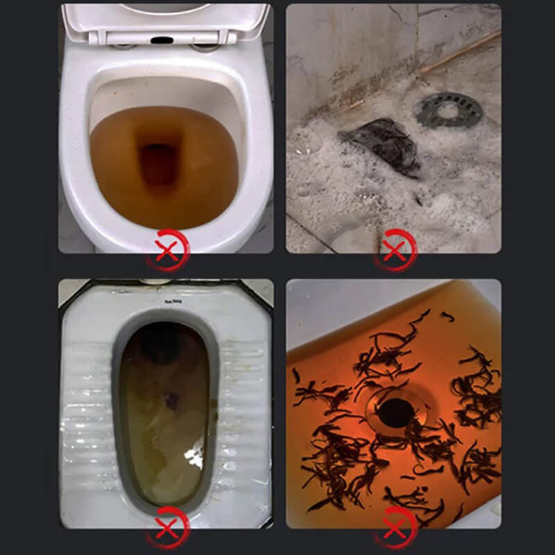 Toilet Unclogging Device High-Pressure Manual One Shot Toilet Unblockage Household Sewage Pipe Dredger Ja Inovei