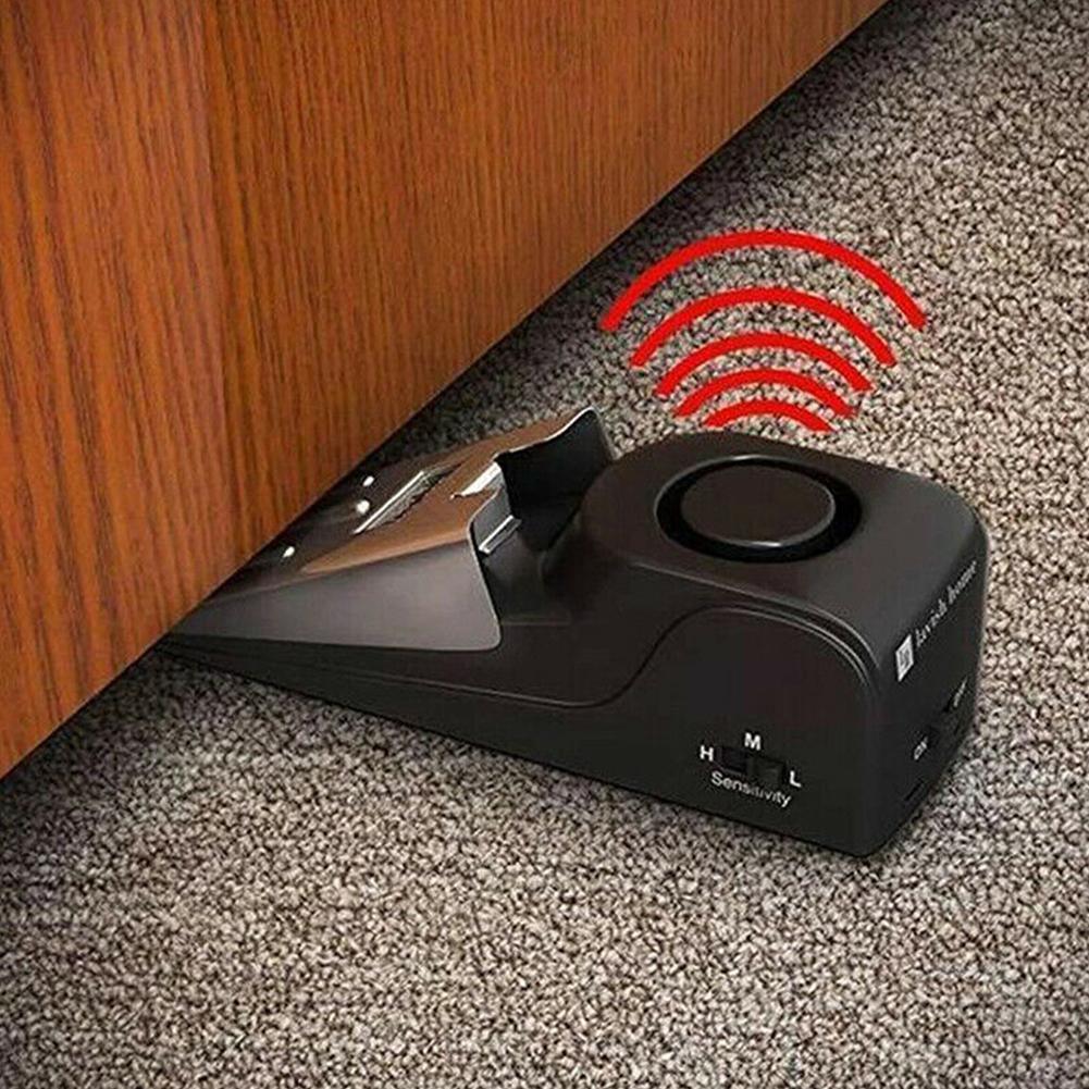 Portable Door Stop Alarm Anti-theft Wireless Security System Door Stopper Block Alarm For Home Hotel Dormitory Safety Ja Inovei