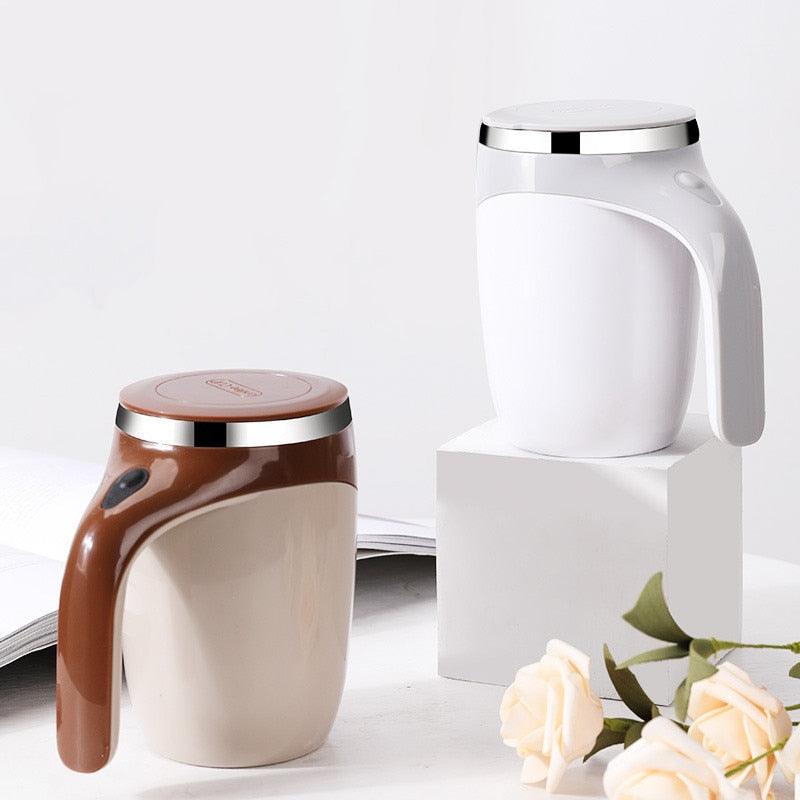 Rechargeable Model Automatic Stirring Cup Coffee Cup High Value Electric Stirring Cup Lazy Milkshake Rotating Magnetic Water Cup Ja Inovei